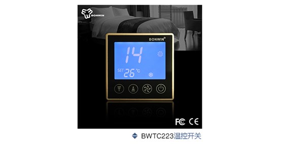 联网型空调温控开关——系统概述：接纳国际最先进的微电脑控制芯片，通过RS485通讯协议，实现节能和远程控制要求