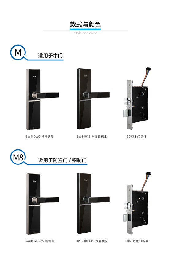 BW880无线密码锁系统_11